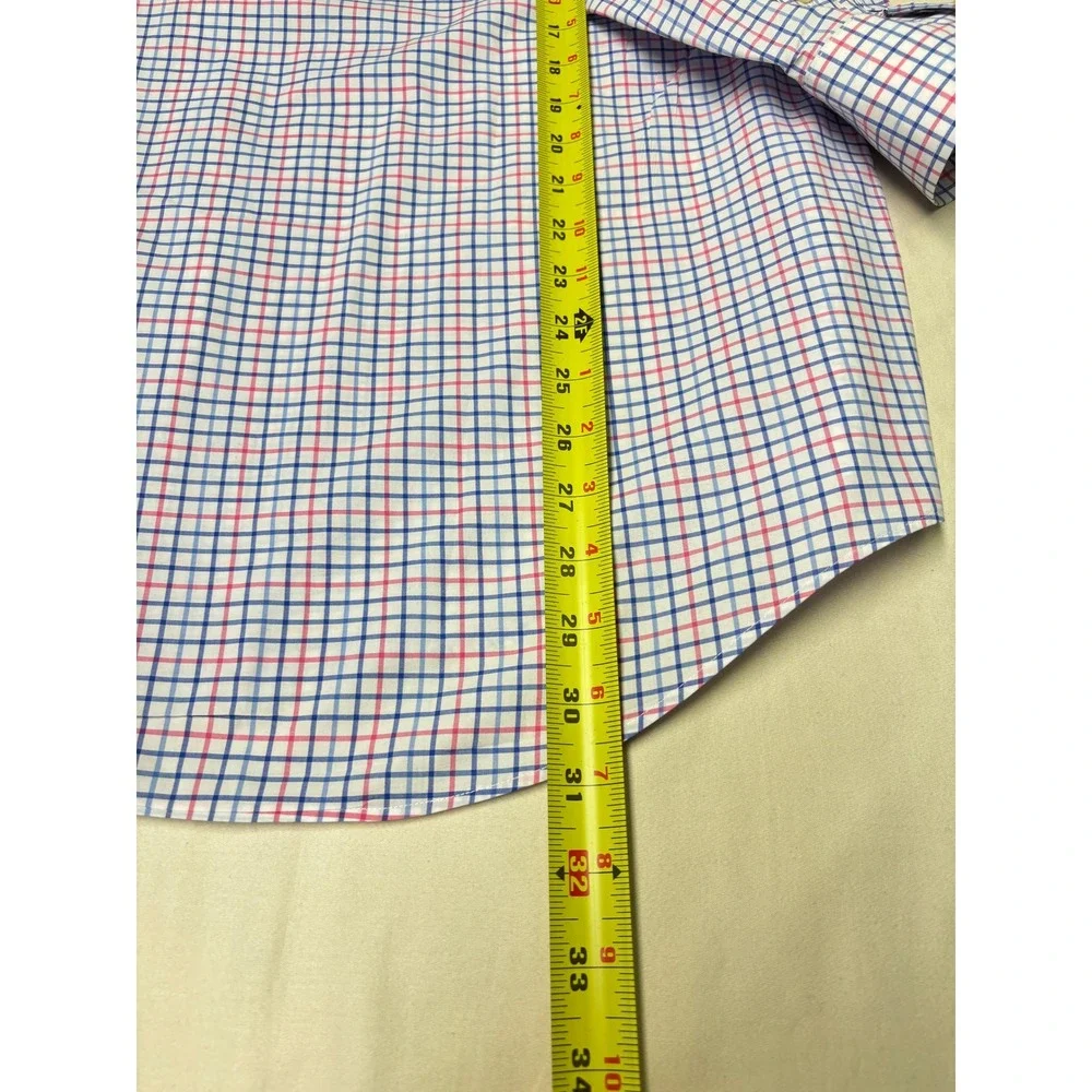Ralph Lauren Mens Long Sleeve Classic‎ Fit Button Down Plaid Shirt Size L